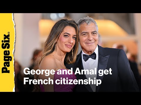 George and Amal Clooney granted French citizenship