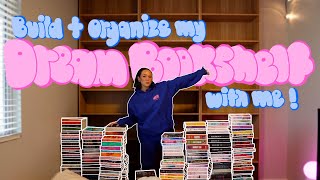 organizing my DREAM BOOKSHELVES for the first time + bookshelf tour!! new year, new bookshelves 📖🪩🎉