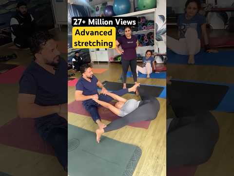 Hip and legs opening. #stretching #viral #youtubeshorts #yogasehihoga #sunday #yoga #health #live