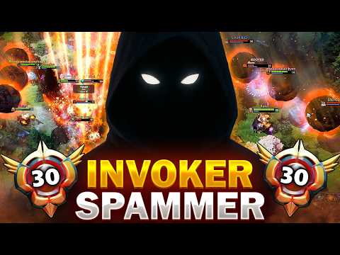 WHO IS THIS GUY ?! LVL 30 Grandmaster Invoker Spammer - EPIC Dota 2