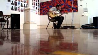 ALASTAIR GALBRAITH performance at THE LIVING BRIDGE. dunedin.nz.SEPTEMBER2012