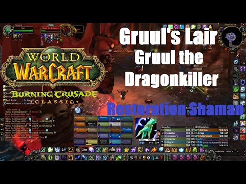 Gruul the Dragonkiller - Gruul's Lair - Resto Shaman - World of Warcraft The Burning Crusade Classic