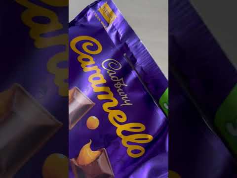 Asmr Filling bowl with Cadbury Caramello Miniatures I Milk Chocolate & Creamy Caramel #shorts