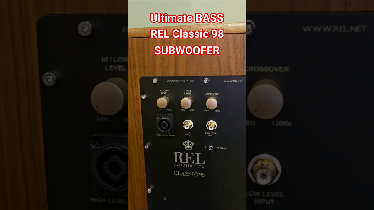 Ultimate BASS SPEAKER: REL Classic 98 Subwoofer | Deep Sound! 🔊