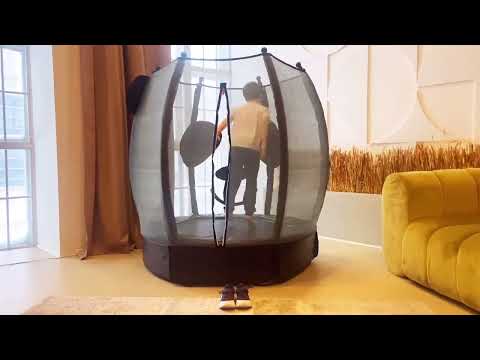 Обзор на Батут DFC ANIMALS PANDA 55" с сеткой