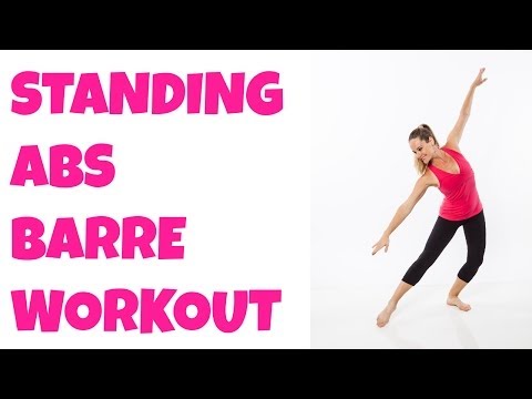 Bauchmuskeltraining im Stehen (+ Po, Hüfte, Oberschenkel) 12-minütiges Balletttraining für Fortge...