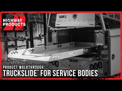Highway Products | Truckslide™ option for Service Bodies