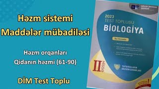 Həzm sistemi test izahı DİM (61-90)