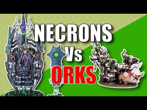 Invulnerable Necrons Vs Orks - 9th Edition 40k Battle Report