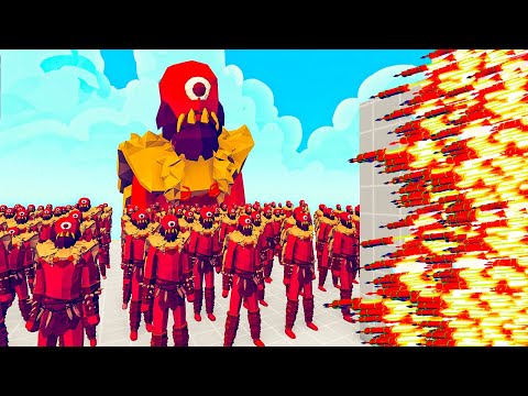 100x CYCLOPS + 1x GIANT vs 1x EVERY GOD   Totally Accurate Battle Simulator TABS