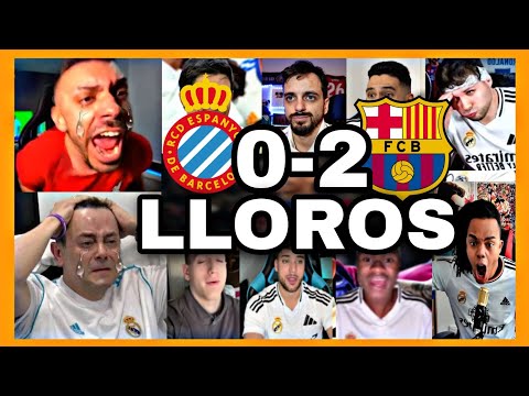 🤣🔥THE BEST MADRID FANS' CRYING OUTS IN BARCELONA 2 ESPANYOL 0 (JOAN GARCIA IN HIS PRIME)