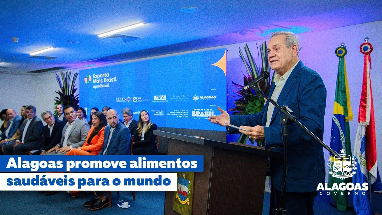 Alagoas apresenta alimentos saudáveis para o mundo