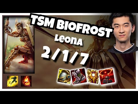 Leona vs Rell TSM Biofrost SUPPORT (2/1/7) - v11.4