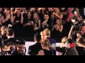 Justin Bieber Greets the Fans at Comedy Central.