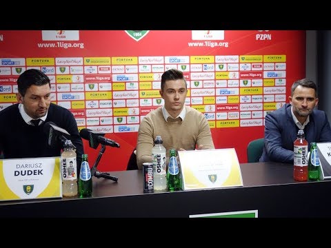 2018-12-02 GKS Katowice - Sandecja 0-0, pomeczowa konferencja