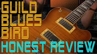 Video thumbnail for Honest Review & First look - GUILD Bluesbird - Les Paul Competition? by Ramona Music Center