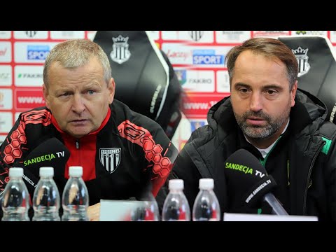 2020-10-18 Sandecja - GKS Bełchatów 0-0, pomeczowa konferencja prasowa