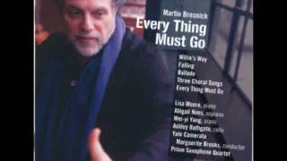 MARTIN BRESNICK: Ballade for Cello and Piano (2004)