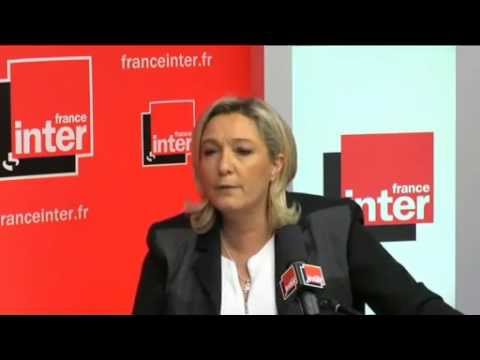 Chaud débat entre Patrick Cohen et Marine Le Pen 30.01.14