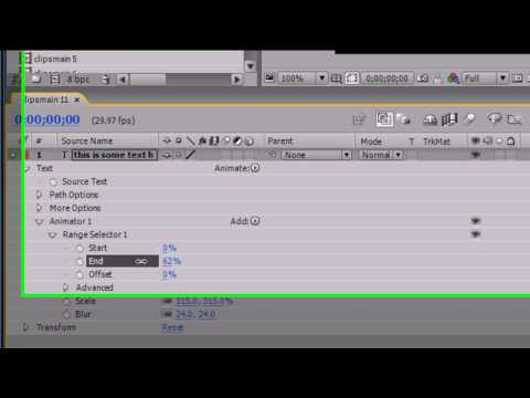 After Effects Tutorial 1 Introduction