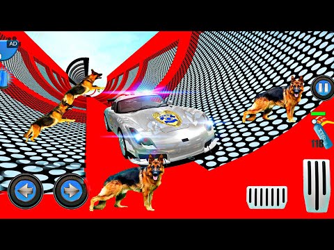 Police Car Stunts GT Racing: Ramp Car Stunt - car games #e1 - car police