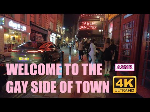 The Gay Part of London: Soho (London gay scene tour) 4K ASMR