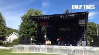 Alex DiMattia plays at the Haverford Music Festival