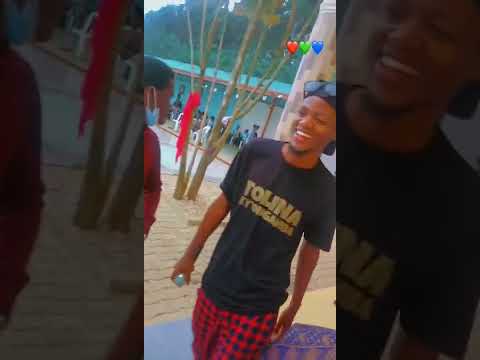 Aweko Brian At Akamwesi Mall Pool party Hosted by Mc Dero & Code, Playing Amapiano