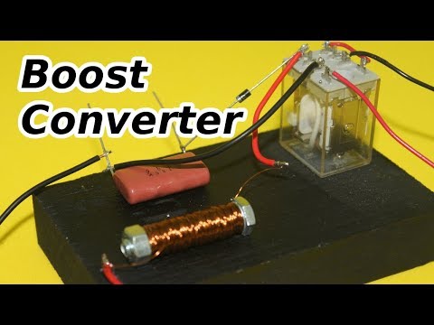 Simple Boost Converter with Relay
