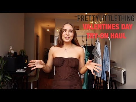 VALENTINES DAY TRY-ON HAUL | PRETTY LITTLE THING