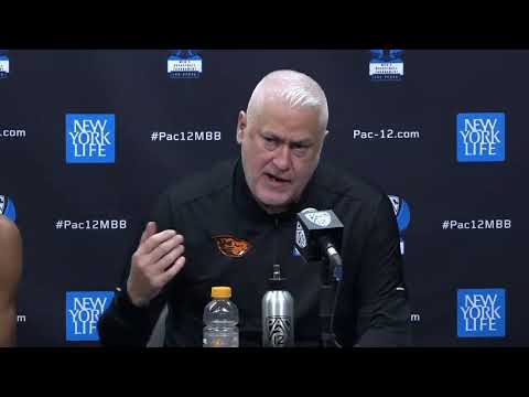 Oregon State Postgame Press Conference | 2023 Pac-12 Men's Basketball Tournament First Round