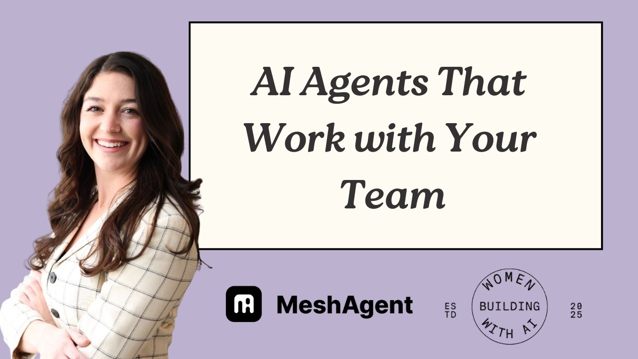 You've Used ChatGPT. Now What? Building Real AI Agents with MeshAgent