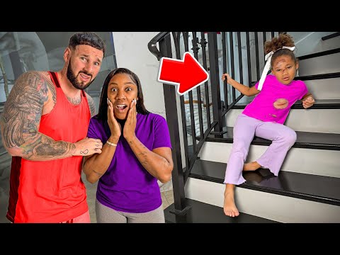 Kiki Fell DOWN The Stairs 😢