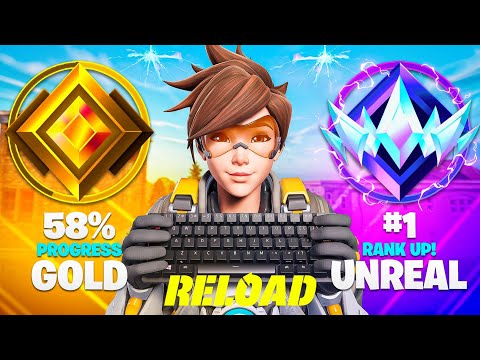 Gold to Unreal Solo SPEEDRUN.. (Fortnite Reload)