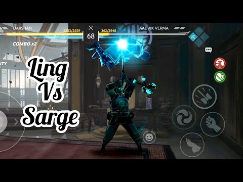 "Ultimate Showdown: Ling vs. Sarge - Epic Battle in Shadow Fight Arena!" #ling #sarge
