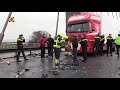 Problemen op A2 bij Den Bosch na ongeluk op brug bij Zaltbommel