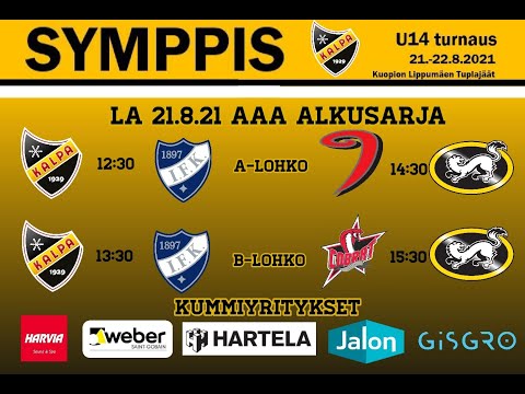 KalPa U14 Symppisturnaus la 21.8 AAA alkusarja 12:30 - 15:30