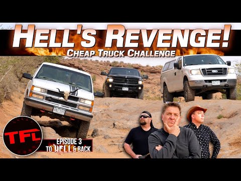 The Cheap Truck Challenge Gets Real: Ford, Chevy, And Dodge Take On Hell's Revenge! Ep.3
