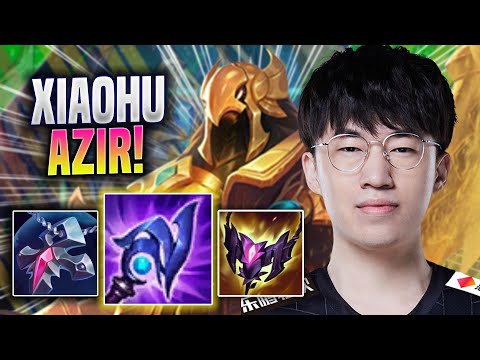 XIAOHU DESTROYING WITH AZIR! - RNG Xiaohu Plays Azir MID vs Ahri! | Season 2022