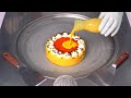 ASMR Ice Cream Experiment Making Cream Cake To Ice Cream Rolls Satisfying Relaxing Food Art