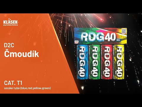 Fumigènes 40sec Lot de 4 (Jaune, Vert, Rouge, Bleu) - Vignette vidéo 1