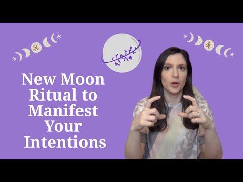 A New Moon Ritual to Manifest Your Intentions