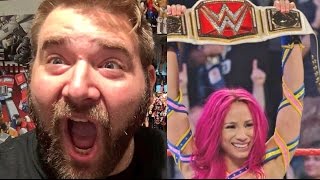 WWE RAW REACTIONS! Sasha Banks Wins WOMENS CHAMPIONSHIP! Full Show Results and REVIEW 10/3/16