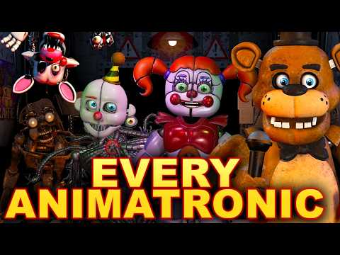Every FNAF Animatronic Explained! | Five Nights At Freddy's Lore