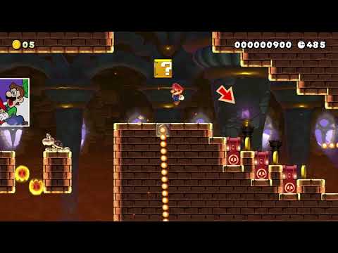 5-4 Last Castle by Petoumou 🍄 Super Mario Maker 2 ✹Switch✹ #aqh