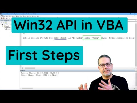 Windows API in VBA - First Steps