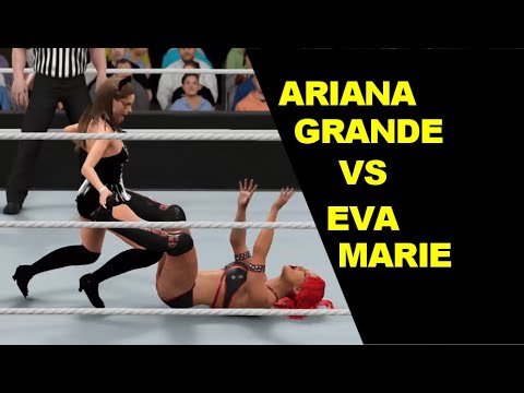 WWE 2K17 Ariana Grande vs Eva Marie