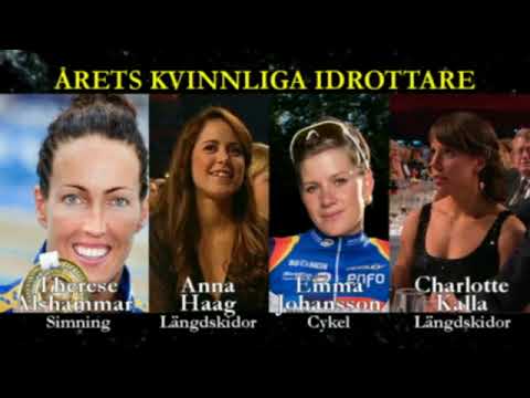 Idrottsgalan 2011 årets kvinnliga idrottare Charlotte Kalla