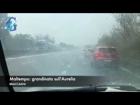 Ancora maltempo nella campagna di Grosseto. Violenta grandinata sull’Aurelia