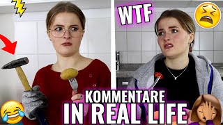 Wenn MENSCHEN sich im NORMALEN LEBEN wie in den KOMMENTAREN verhalten würden